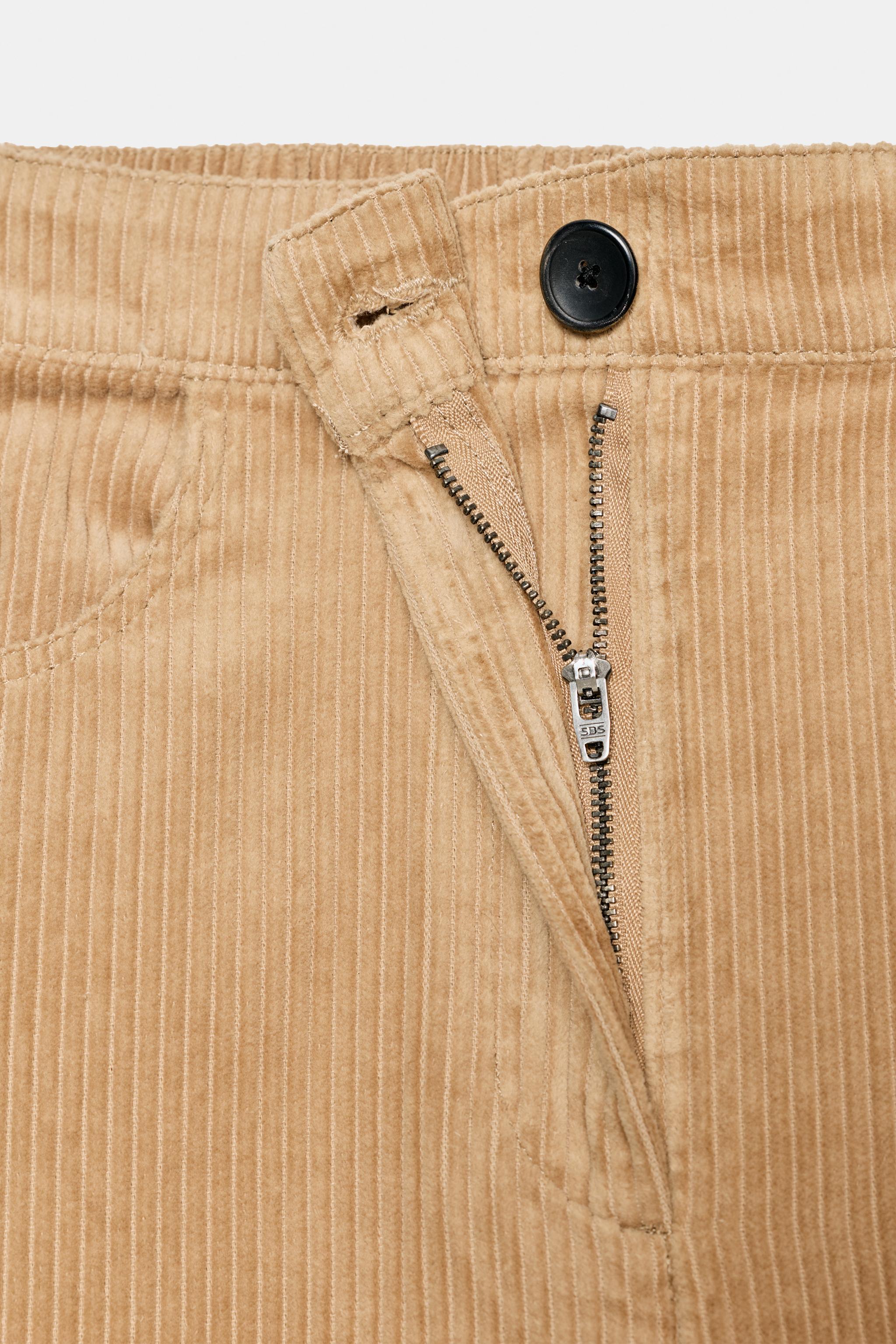 PANTALON CÔTELÉ LARGE ZW COLLECTION